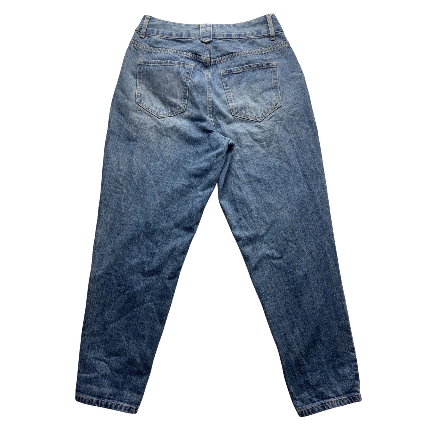 YMI Dream Authentic Denim High Waist Tapered Jeans Size 27 Blue #9660