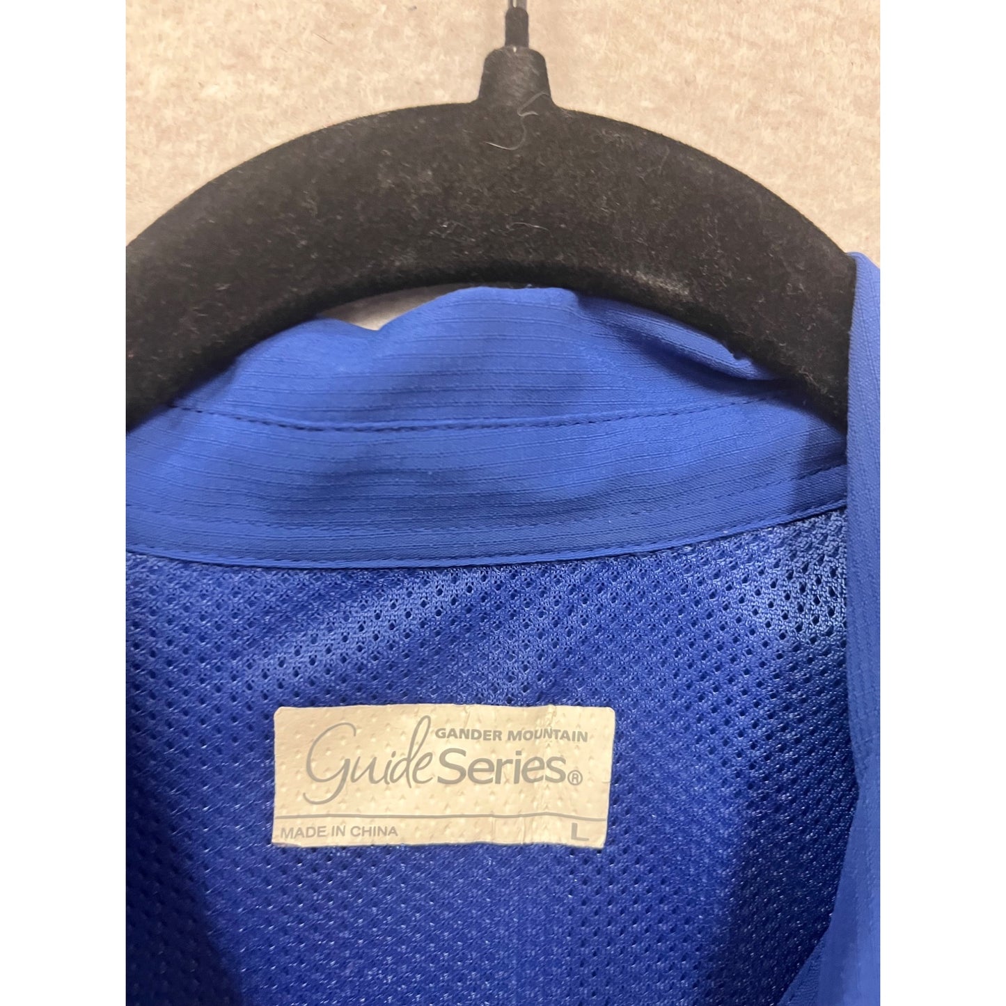 Gander Mountain Guide Series Blue Long Sleeve Shirt L #572A