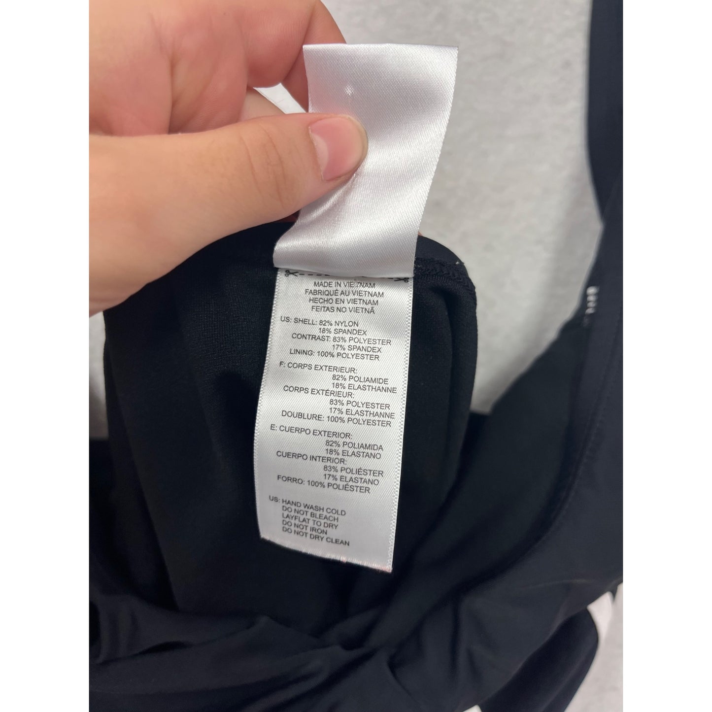 Adidas Large Black One-Piece Swimsuit With White Stripes #469A