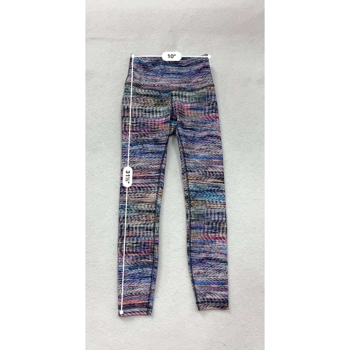 Lululemon High-Rise Multi-Color Leggings Size 4 #8843