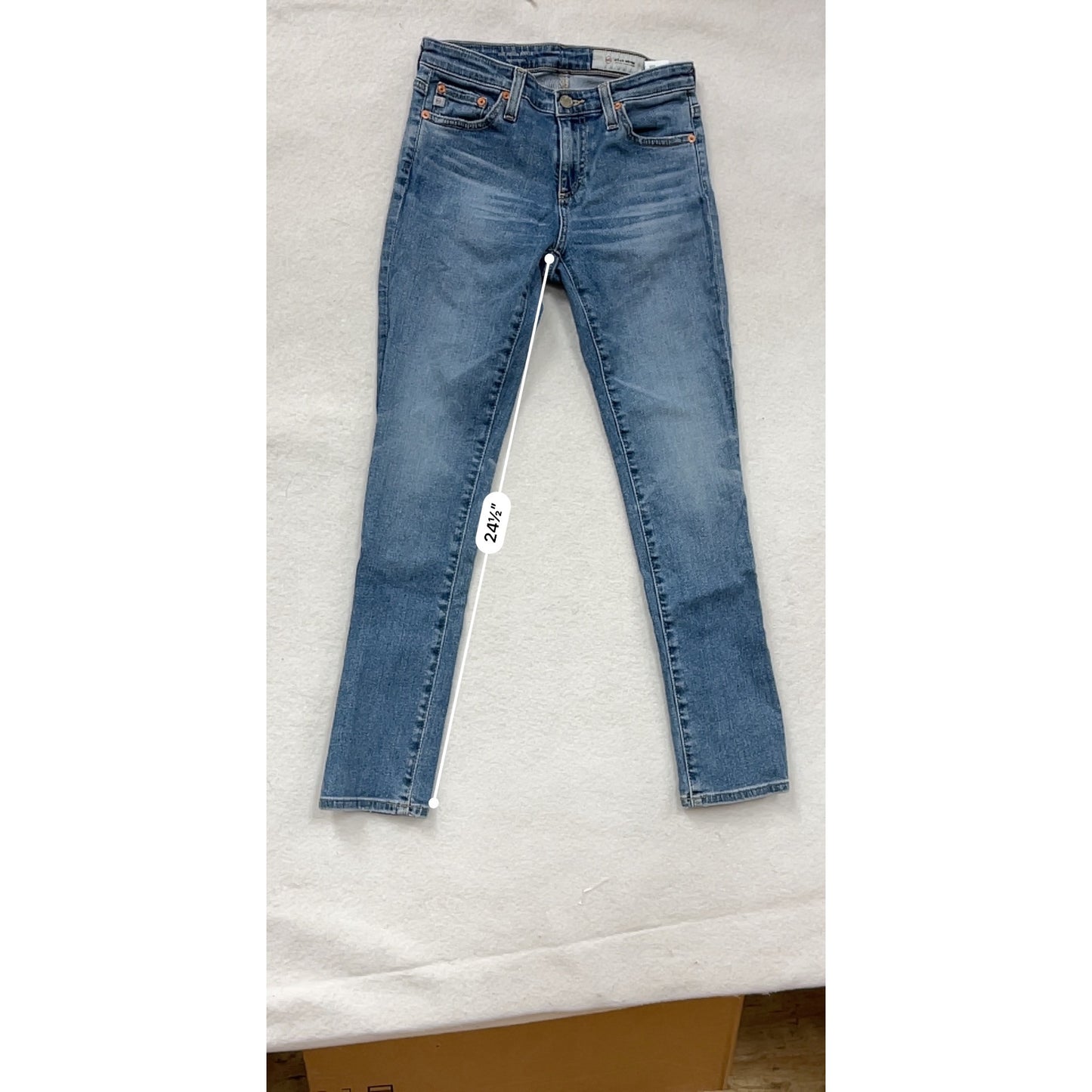 Womens 2 AG Adriano Goldschmied The Prima Ankle Cigarette Jeans #6717