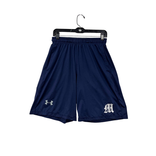 Under Armour Mens Navy Blue Heatgear Athletic Shorts #8029