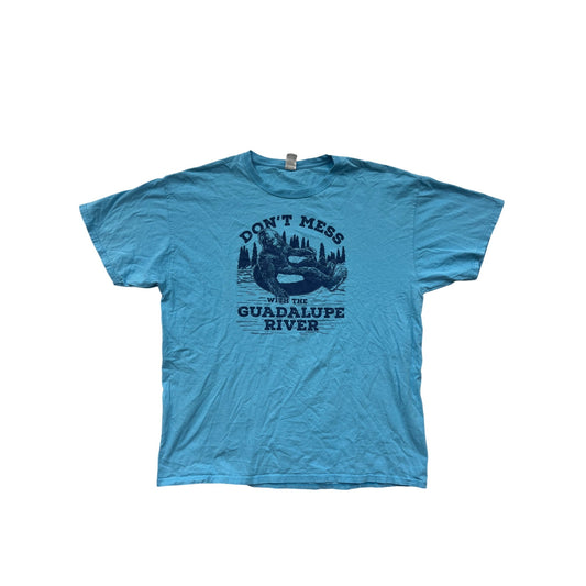 “Dont Mess With The Guadalupe” River Graphic T-Shirt Unisex XL #6577