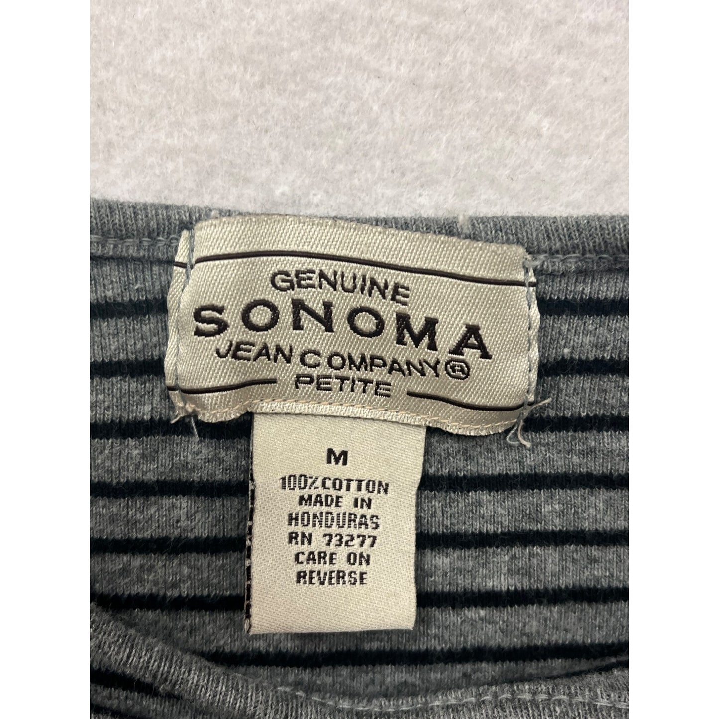 Sonoma Striped Long Sleeve Cotton Shirt #8506