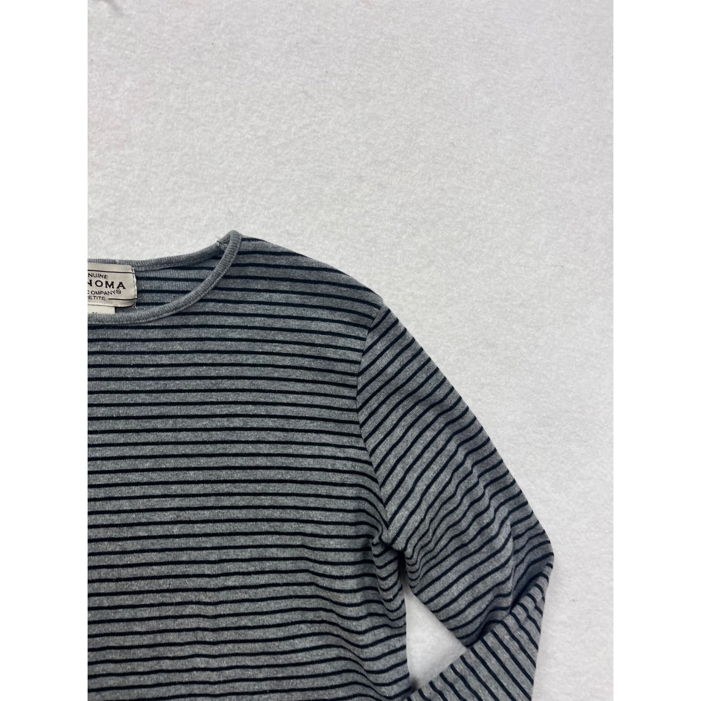 Sonoma Striped Long Sleeve Cotton Shirt #8506