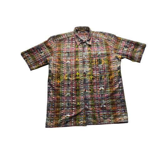 Men’s Handwoven Button up #5328