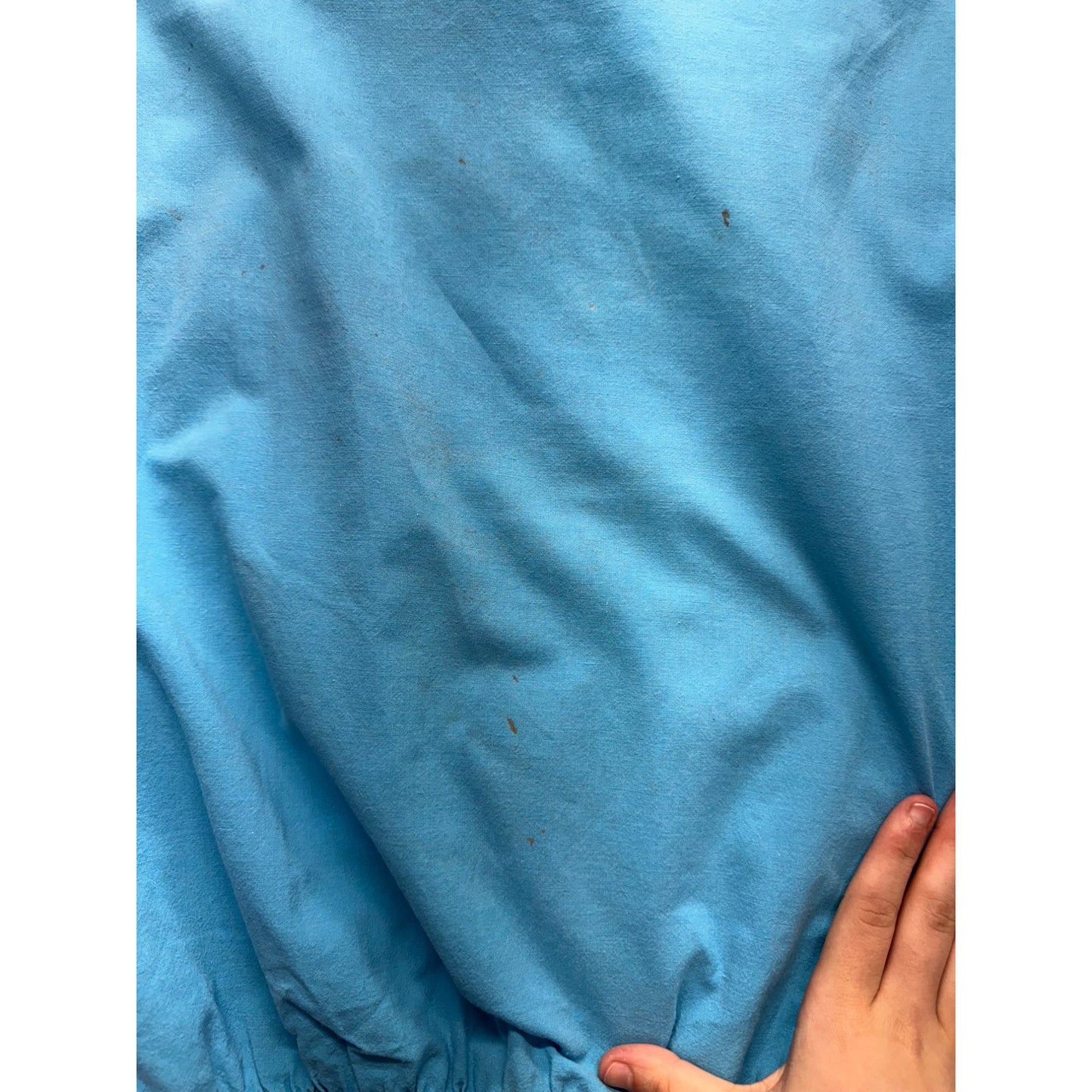 Ms. Paquette Womens Blue Pullover Top Size L 100% Cotton W #9584