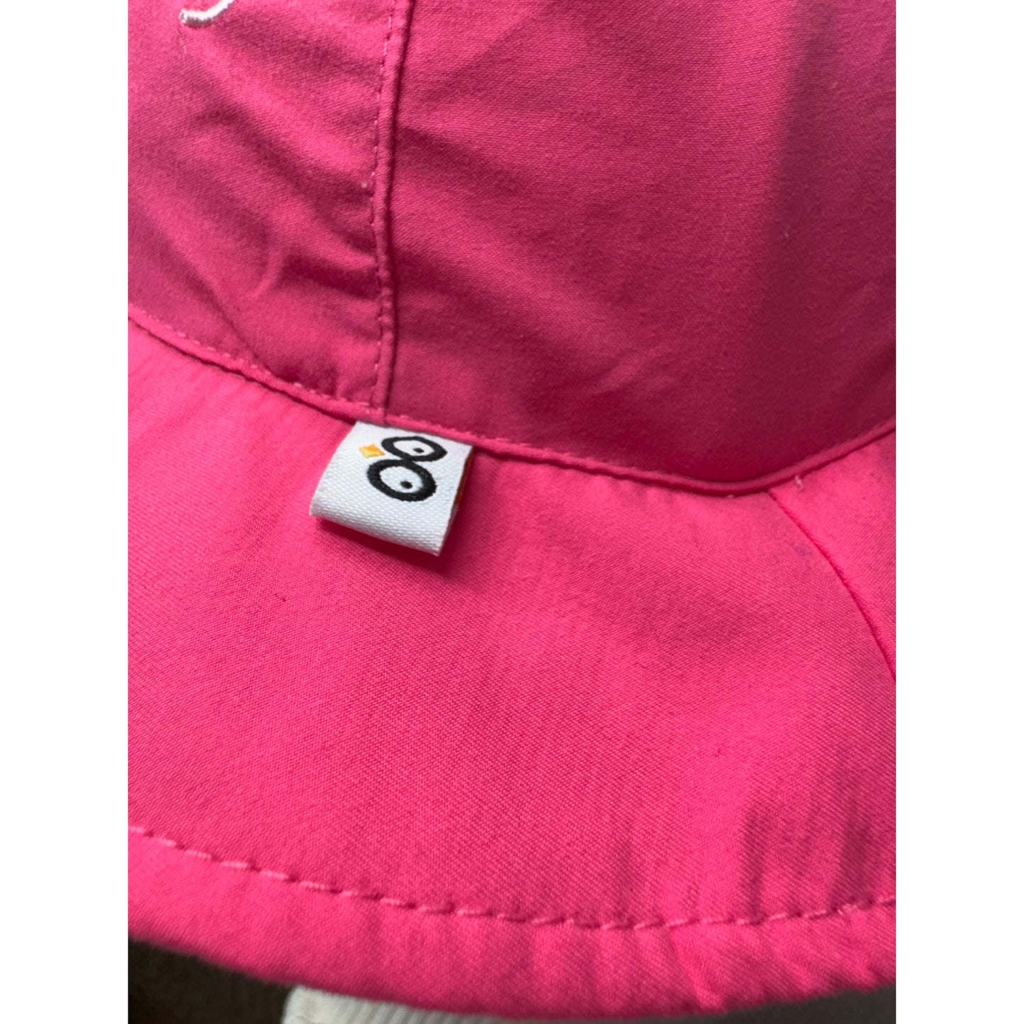 Zoocchini Baby Sun Hat Flamingo Design Pink UPF 50+ Embroidered "Mabel" #9858