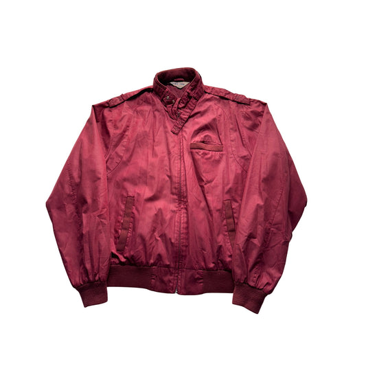 Vintage Montgomery Ward Spare Time Collection Red Bomber Jacket L 42-44 #9093