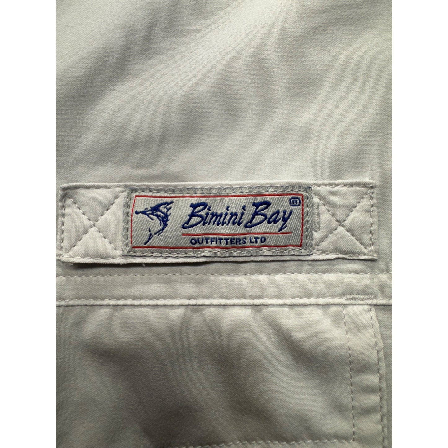 Bimini Bay Outfitters Long-Sleeve Fishing  M W/Vented Back & Pockets #9122