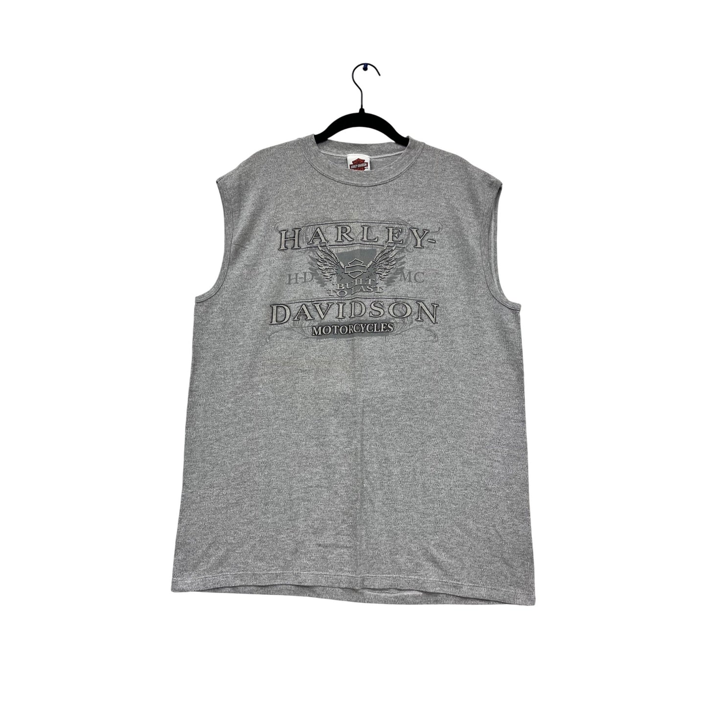 Harley-Davidson Albany Georgia X-Large Sleeveless Gray T-Shirt #616A