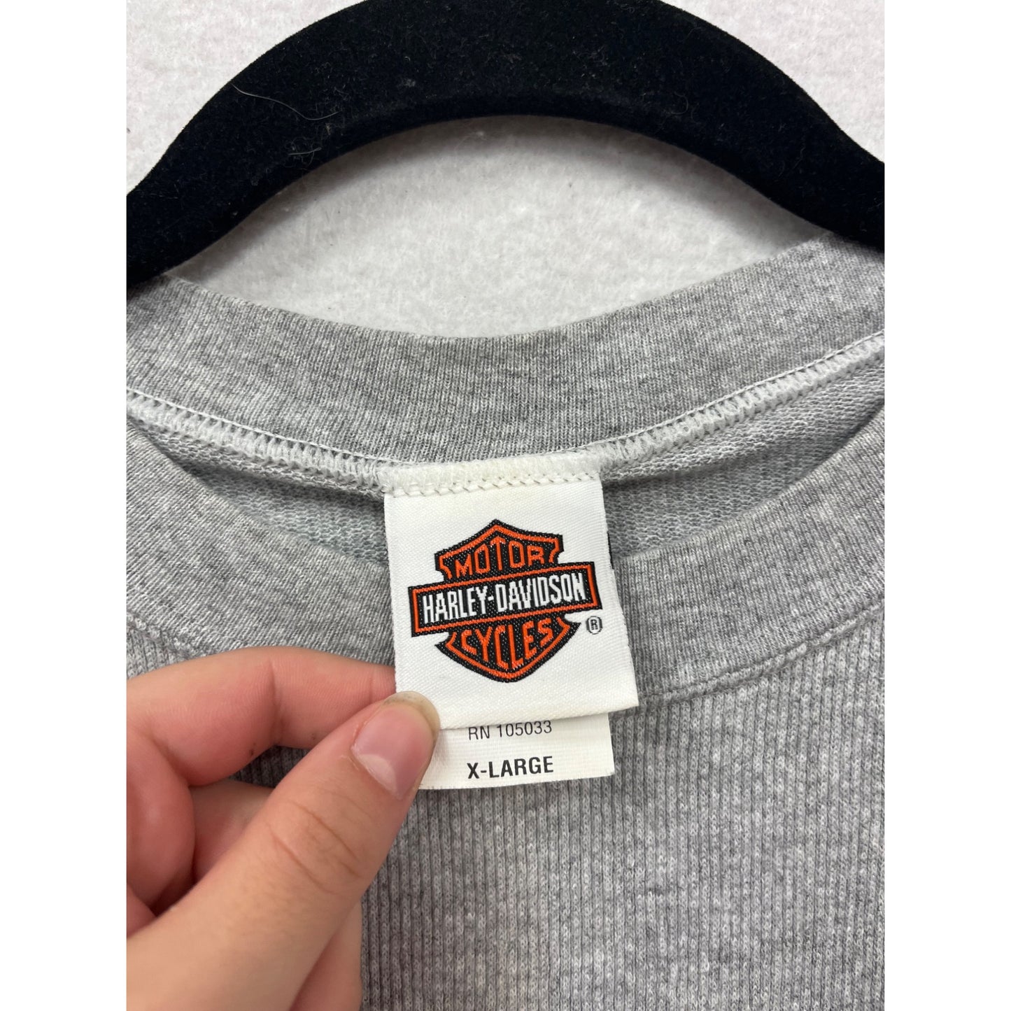 Harley-Davidson Albany Georgia X-Large Sleeveless Gray T-Shirt #616A