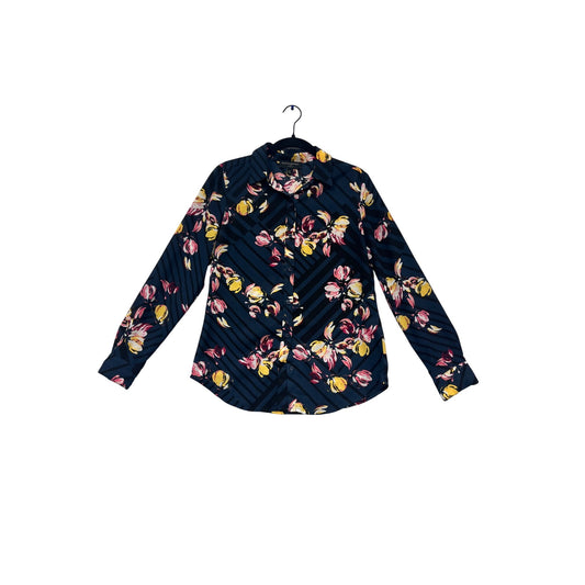 Banana Republic Floral & Striped Blouse XS #666A