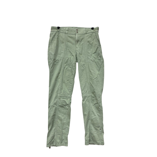 Womens WHBM Light Green Mid-Rise Utility Pants Size 8 #6737