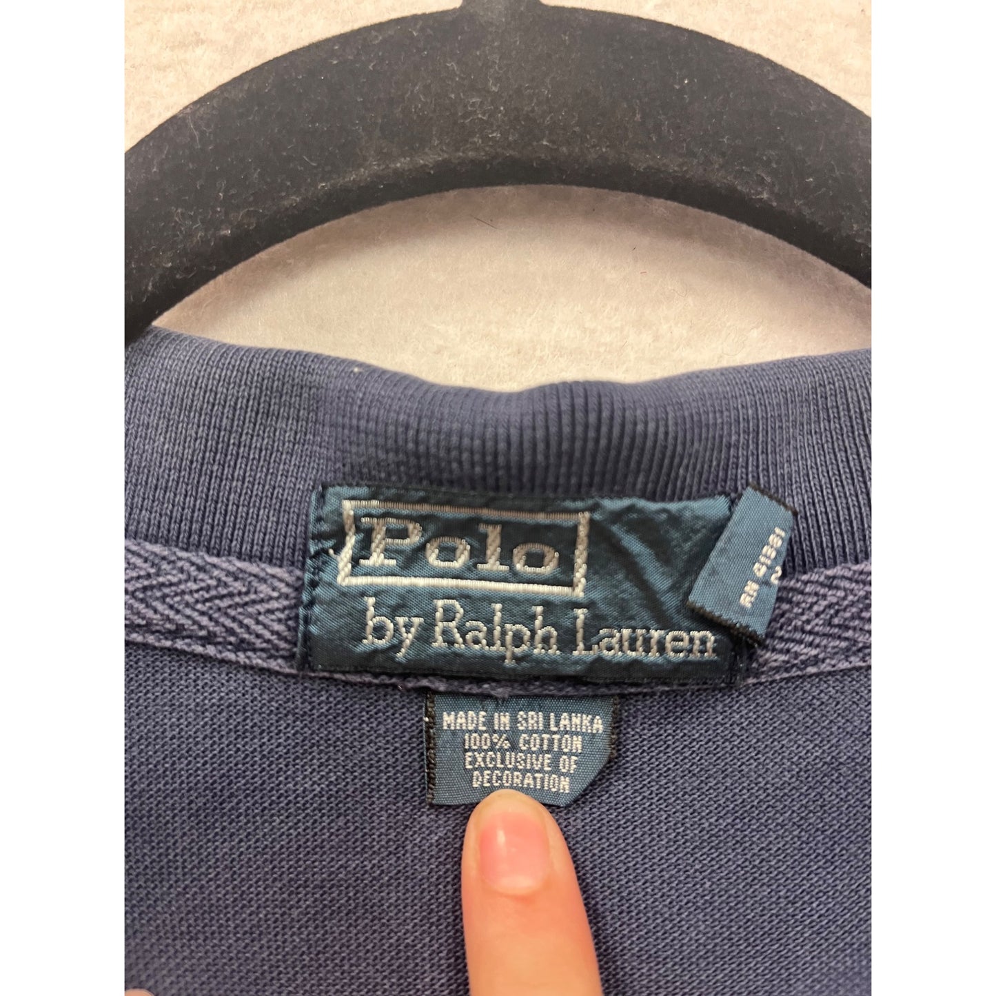 Polo By Ralph Lauren Navy Blue Polo Shirt 3X #8589