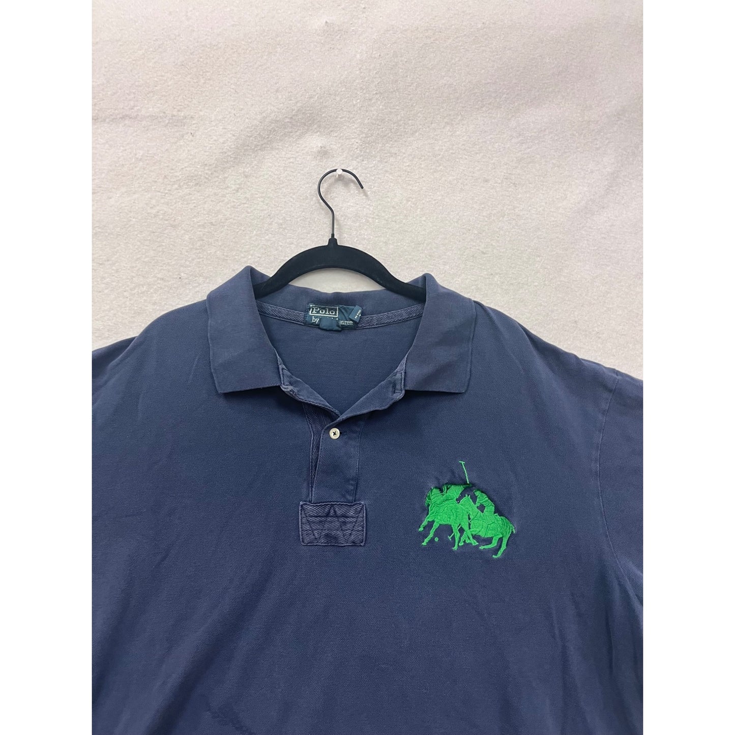Polo By Ralph Lauren Navy Blue Polo Shirt 3X #8589