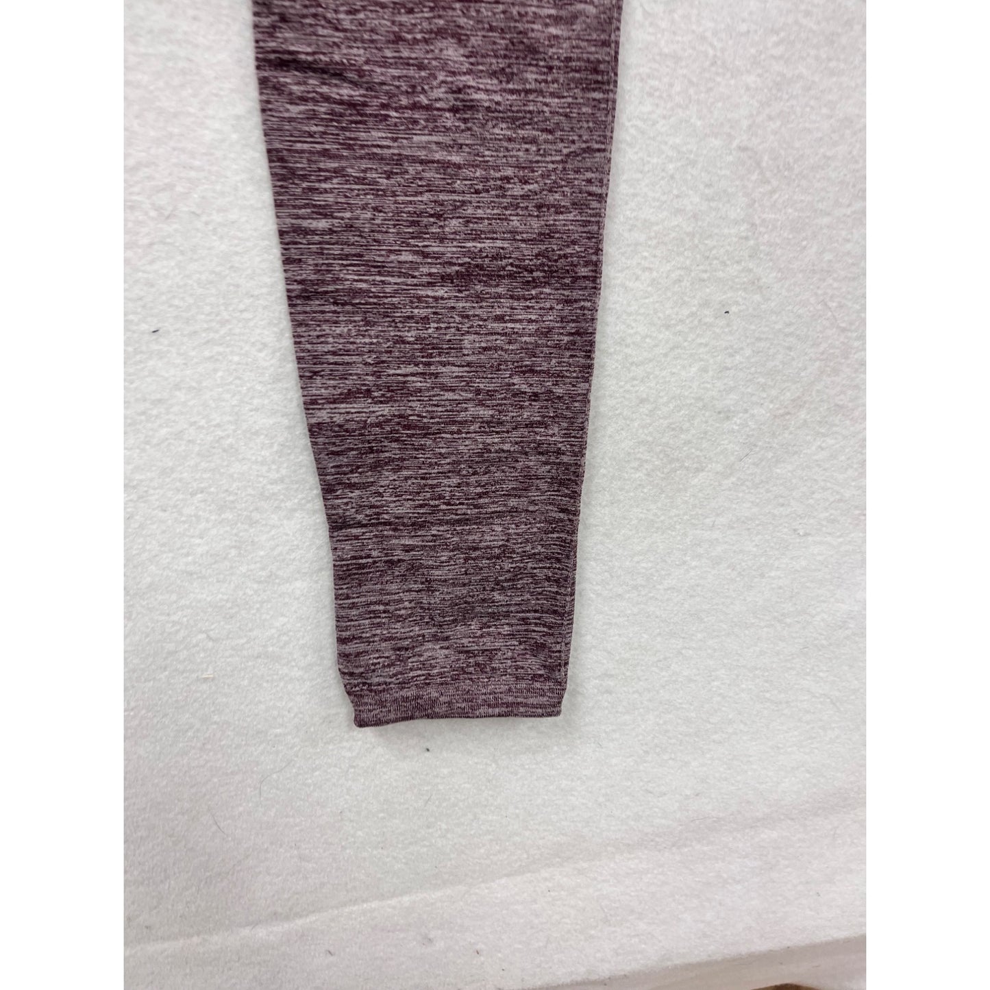 Womens L/XL Marled Purple High-Waist Leggings By One5One #8473