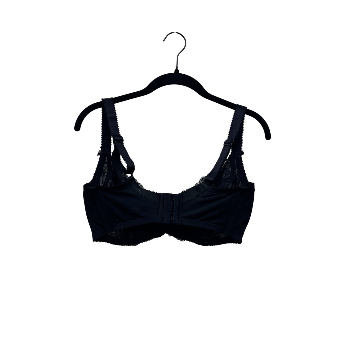 Parfait By Affinitas Black Lace Underwire Full Coverage Bra Size 32FF #8745