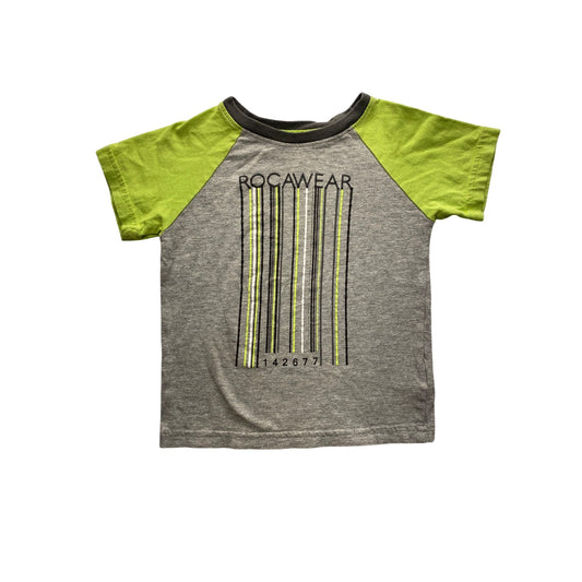 Rocawear Baby Boys Raglan T-Shirt With Barcode Design #7336