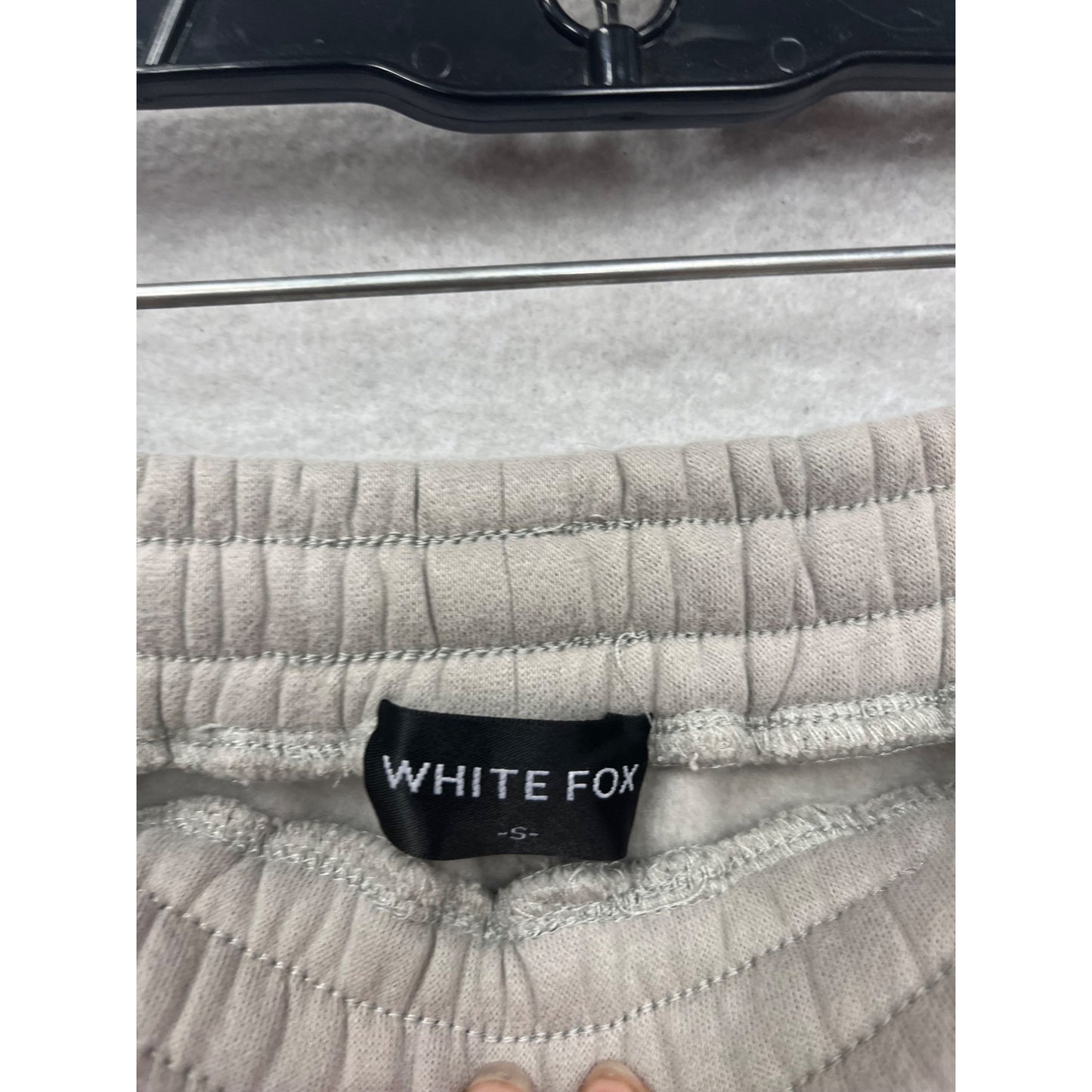 White Fox Small Fleece Shorts #599A