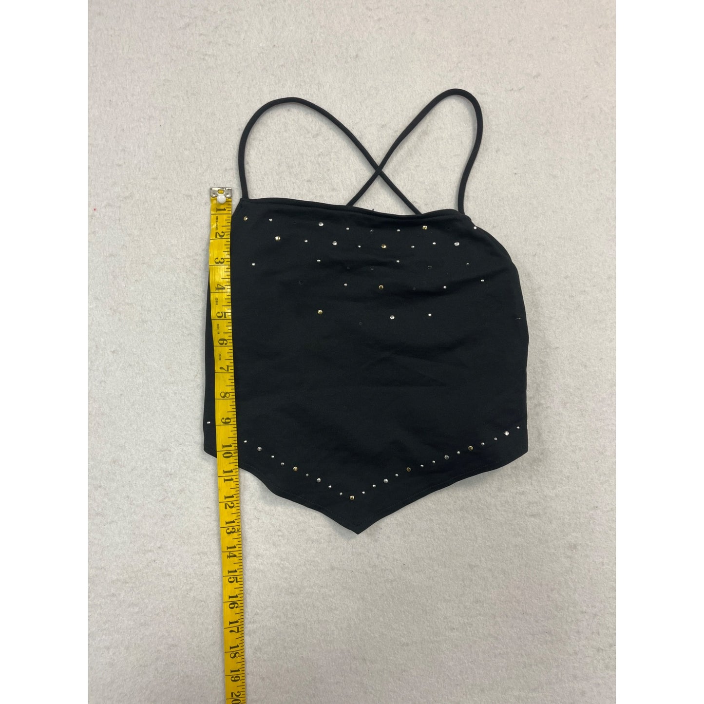 Women’s Cute Bedazzled Crop Top