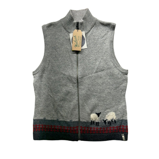 NWT Wool Women’s Grey Vest #2896
