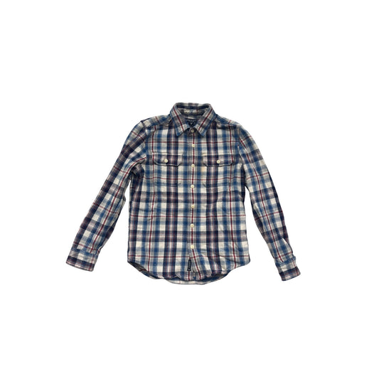 American Eagle Outfitters Mens Plaid Button-Down Shirt S/P 1A