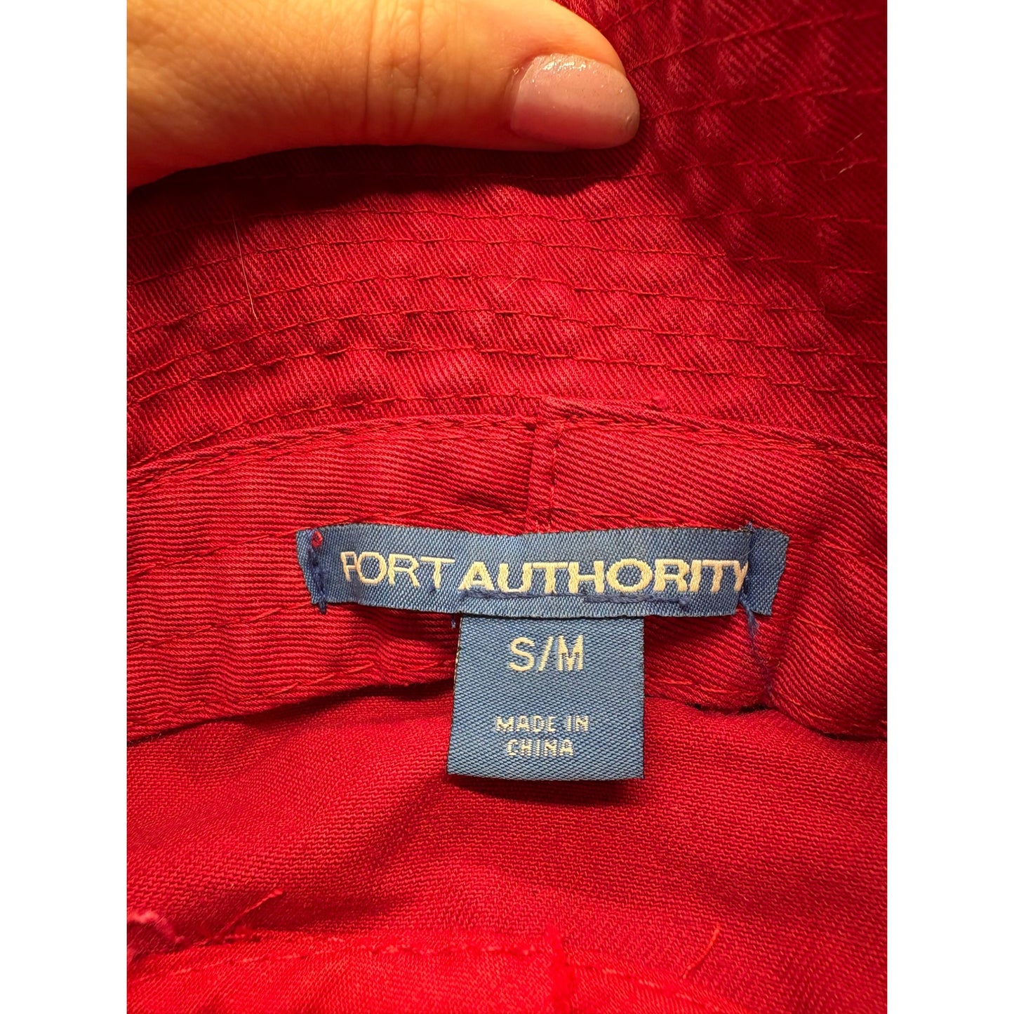 Port Authority Richfield Embroidered Red Bucket Hat #7660