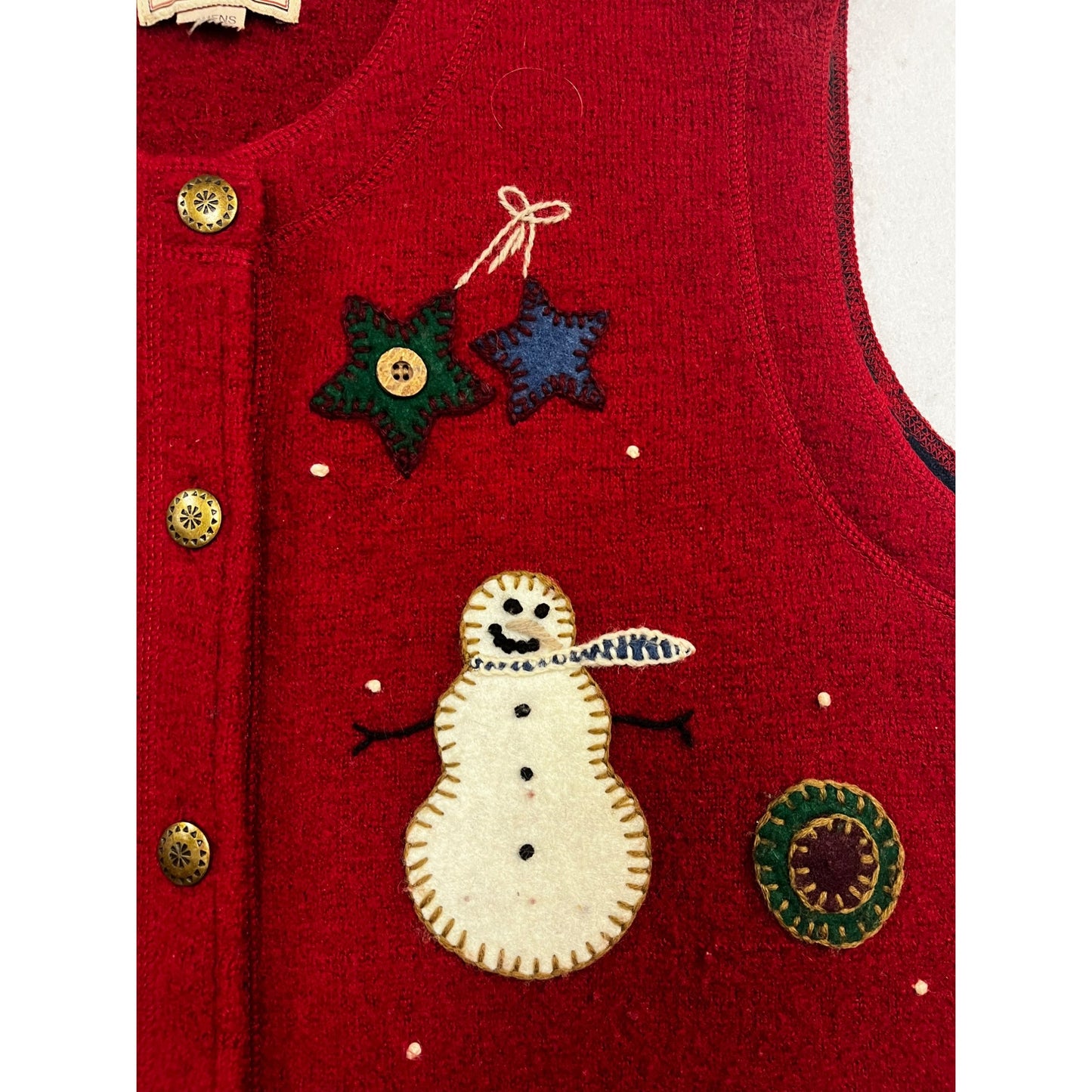 Women’s Vintage Woolrich Wool Christmas Holiday Vest #2617