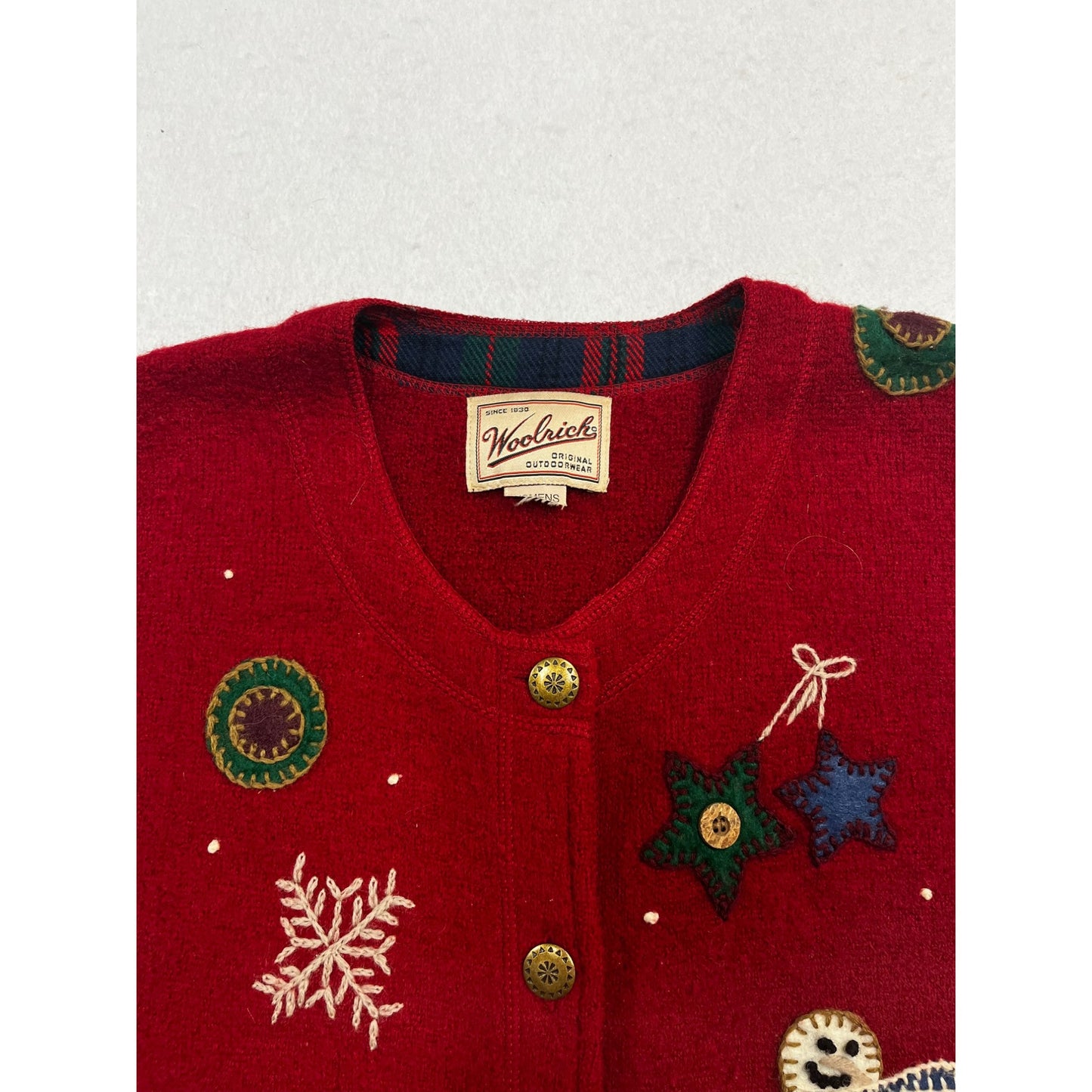 Women’s Vintage Woolrich Wool Christmas Holiday Vest #2617