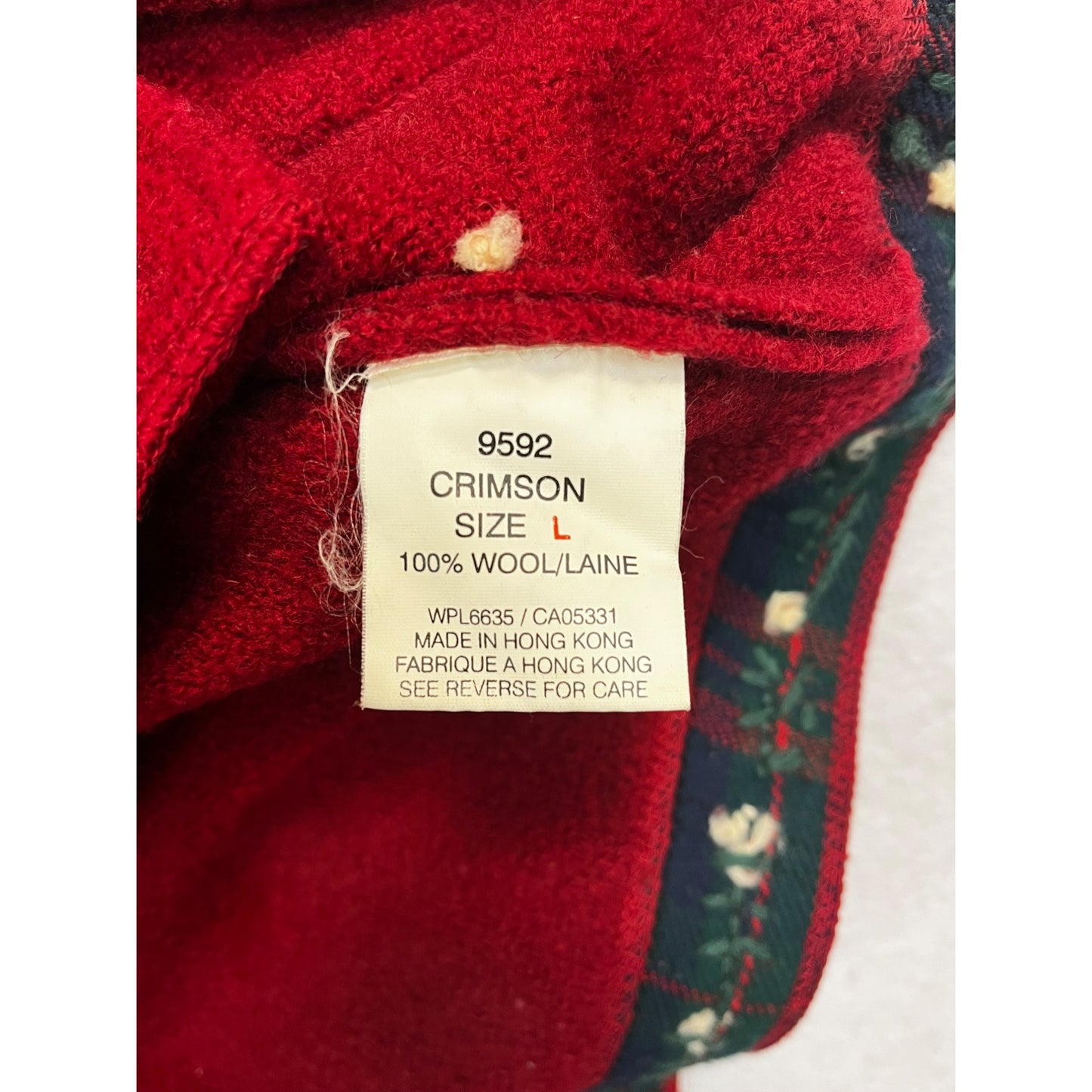 Women’s Vintage Woolrich Wool Christmas Holiday Vest #2617