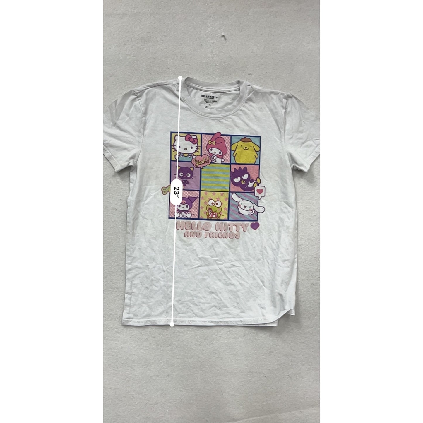 Medium Hello Kitty & Friends Graphic Tee #214A