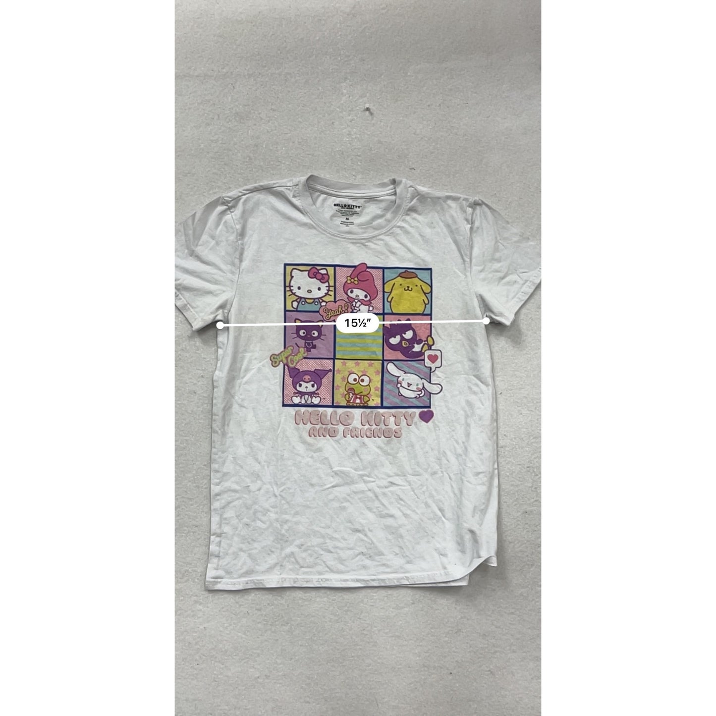 Medium Hello Kitty & Friends Graphic Tee #214A