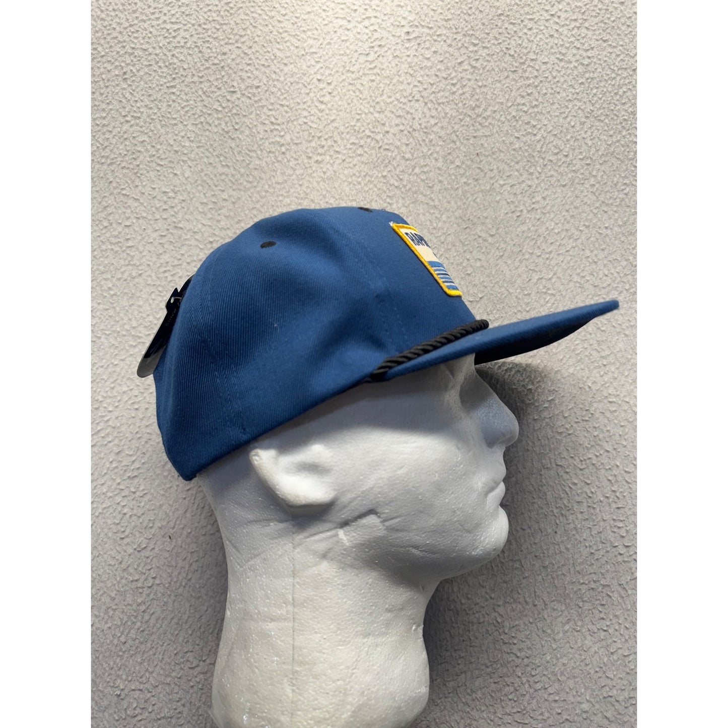 Zephyr Rapids Brewing Company Blue Snapback Hat With Braided Rope Detail 371B