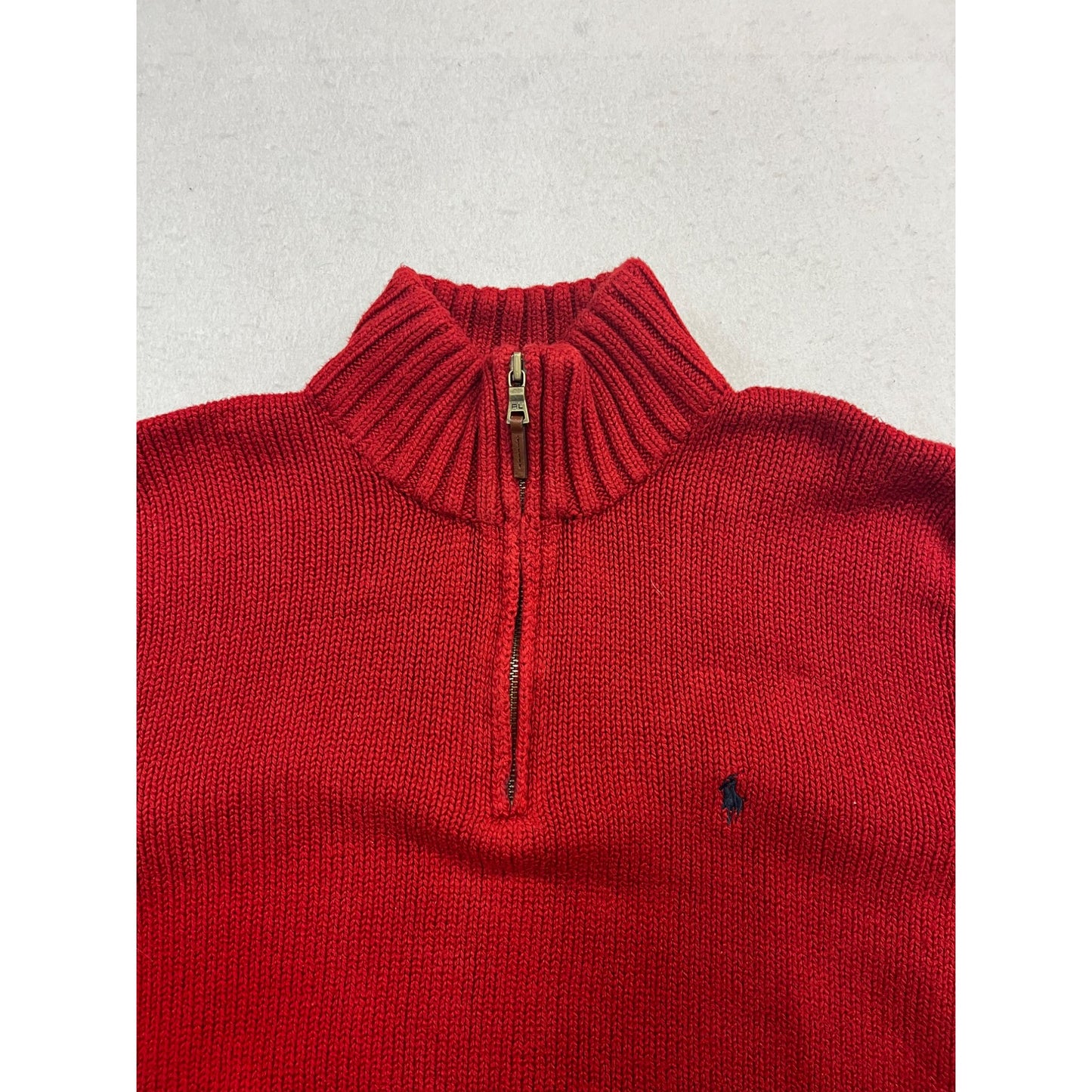 Men’s Knitted Ralph Lauren Quarter-Zip #2618