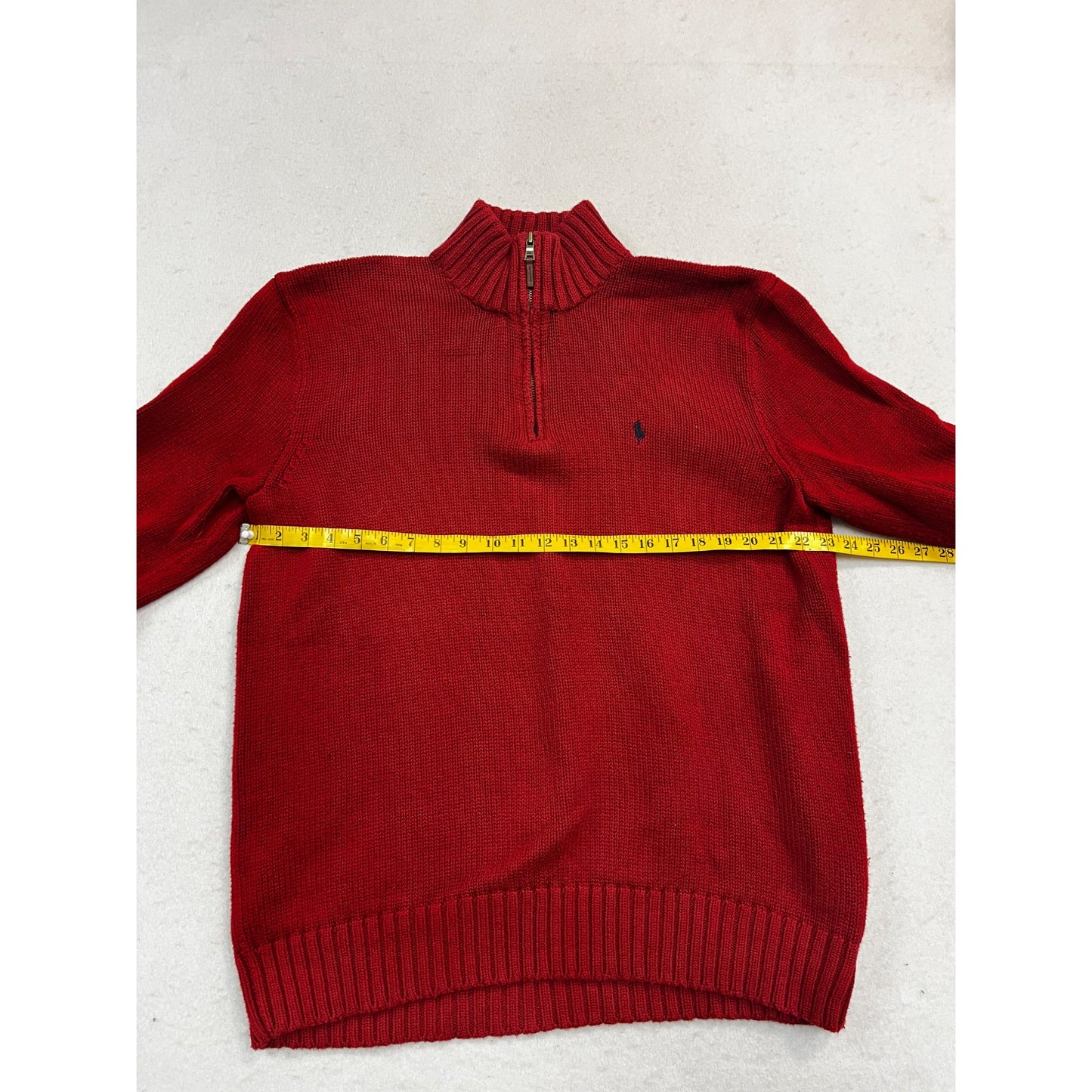 Men’s Knitted Ralph Lauren Quarter-Zip #2618