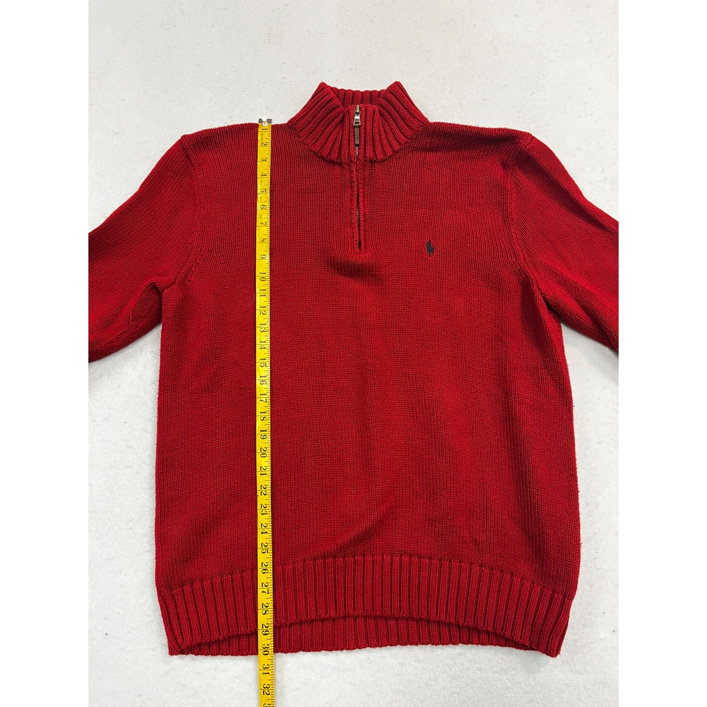 Men’s Knitted Ralph Lauren Quarter-Zip #2618