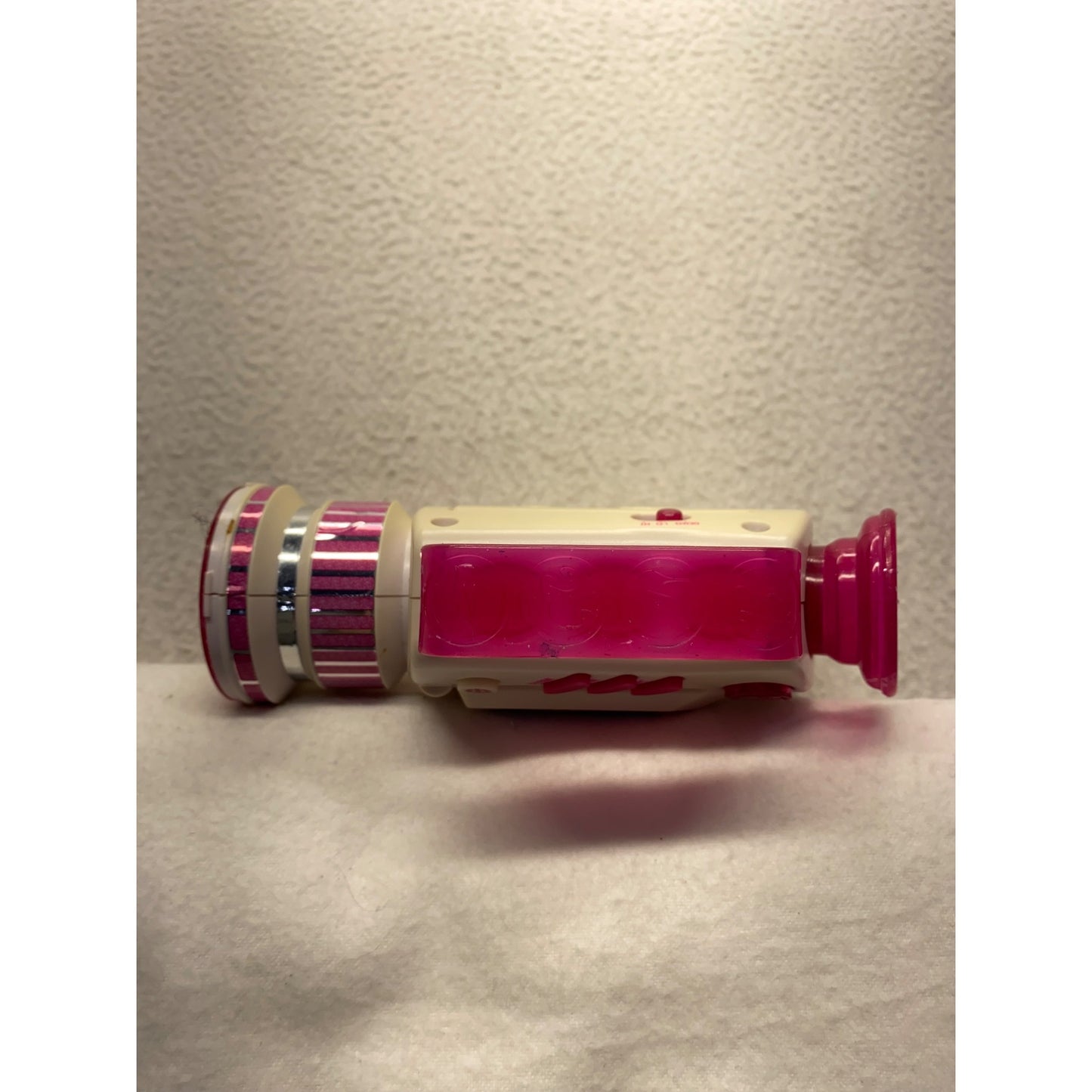 Barbie Pink & White Toy Camcorder With Glitter Accents #7258