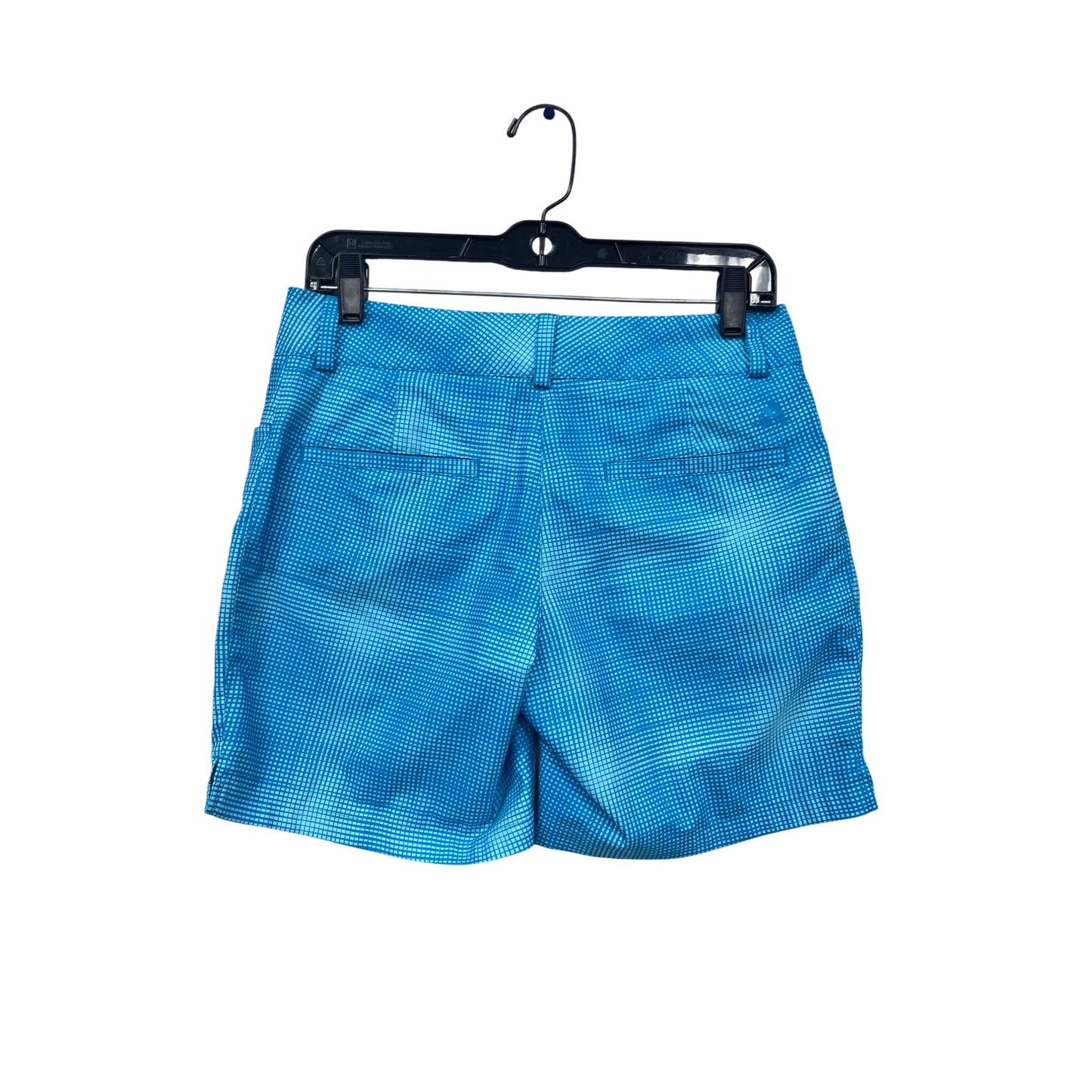 Columbia Blue Grid Pattern Golf Shorts Size 2 #583A