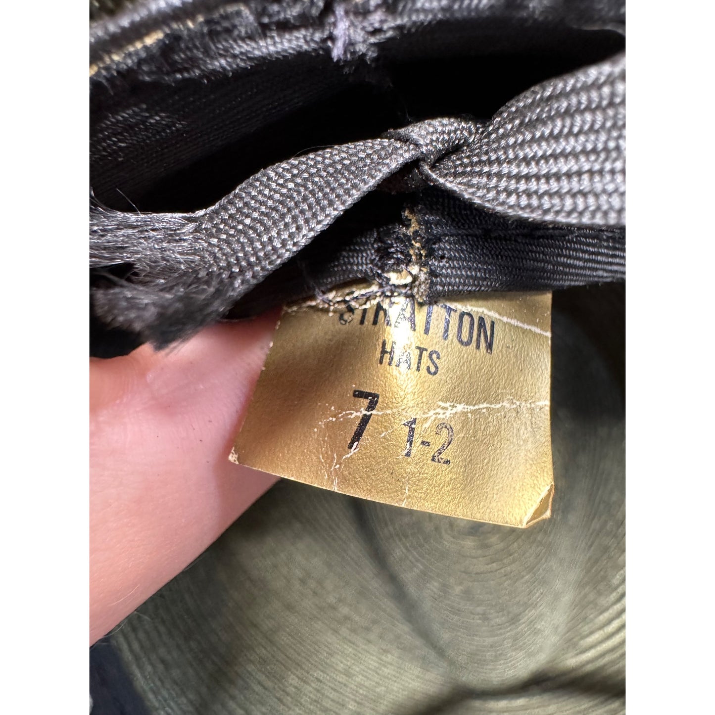 Straw Campaign Hat With Chin Strap & Gold Acorn Cord - Olive Green #9768