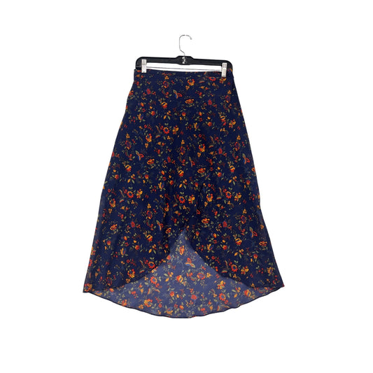 Madewell Womens Floral High-Low Midi Skirt Size 6 #6953