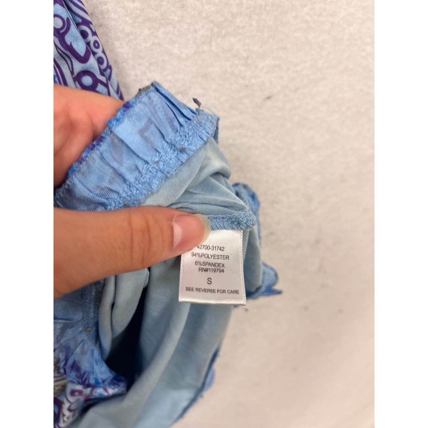 Unity Paisley Print Top S #119A