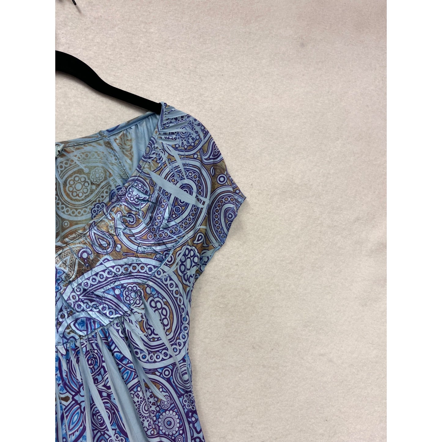 Unity Paisley Print Top S #119A