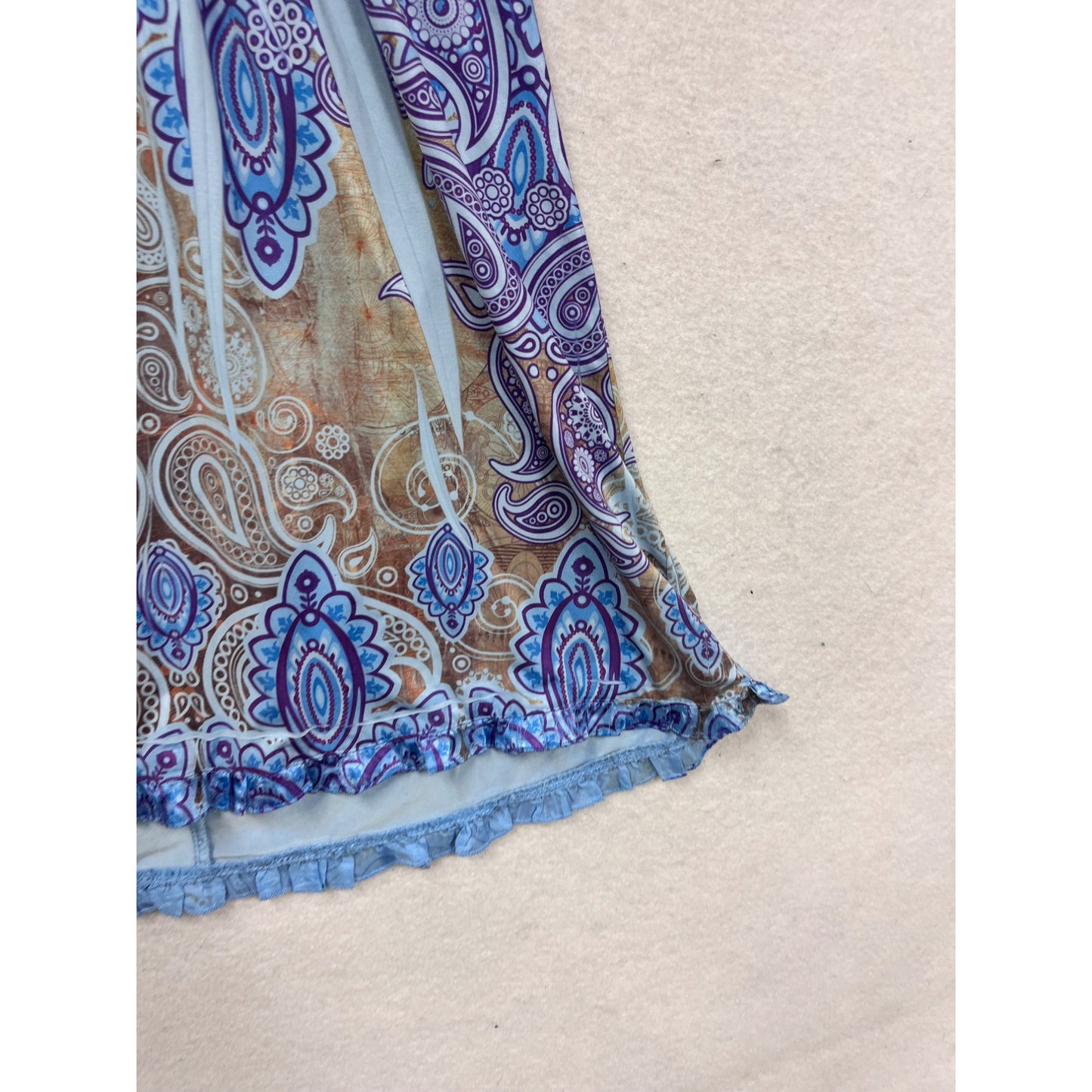 Unity Paisley Print Top S #119A