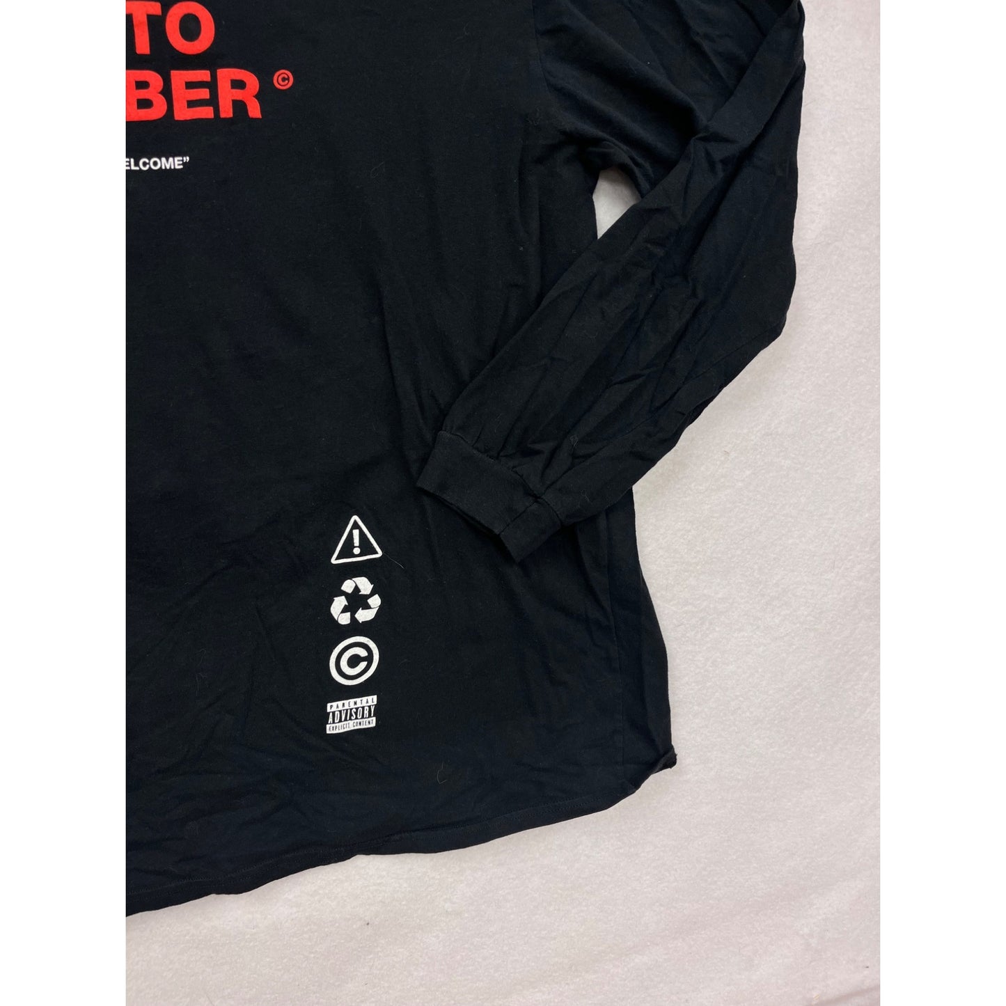 A Day To Remember Long Sleeve Band T-Shirt Black/Red #92A