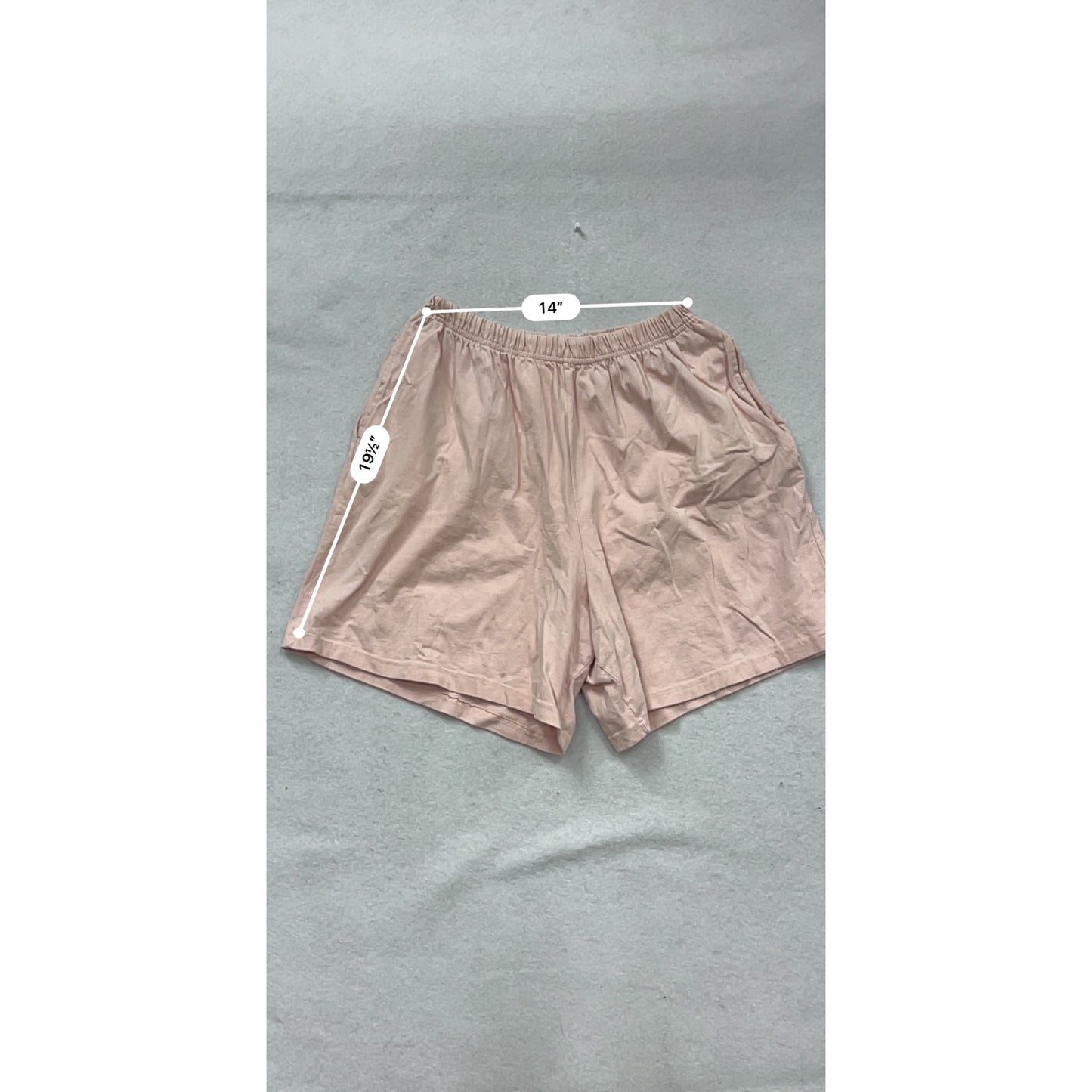 Ease Sport Pink Elastic Waist Shorts #179A