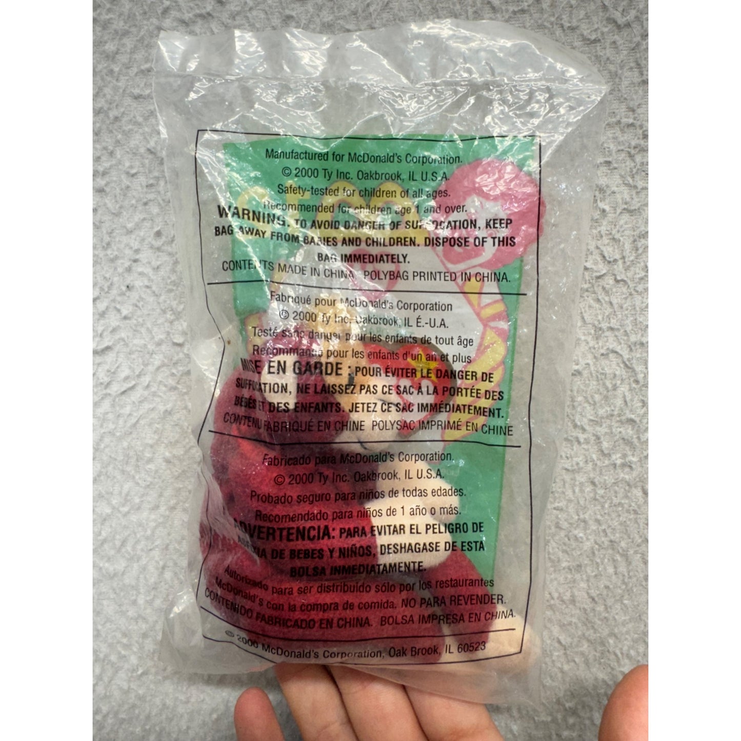 Ty Beanie Babies McDonalds Smoochy & Schweetheart 1999/2000 Collectible Toy 9770