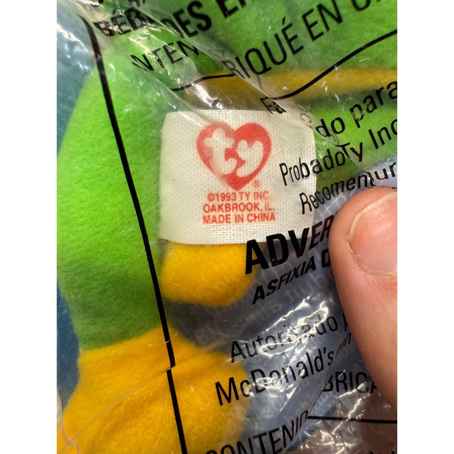 Ty Beanie Babies McDonalds Smoochy & Schweetheart 1999/2000 Collectible Toy 9770