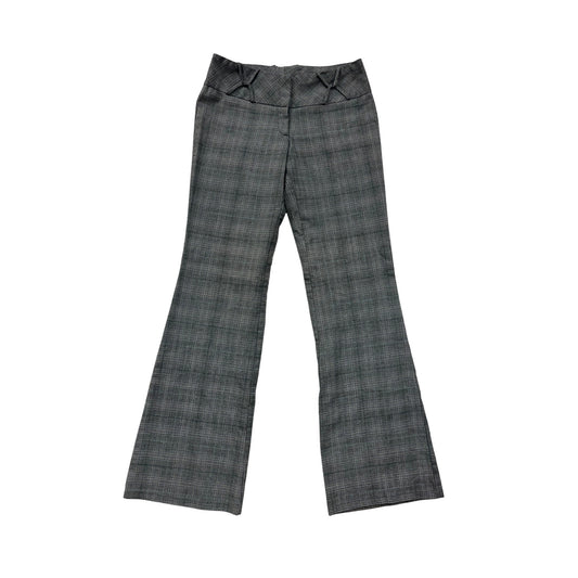 Gray Plaid Dress Pants By Vanity Size 5 #8698