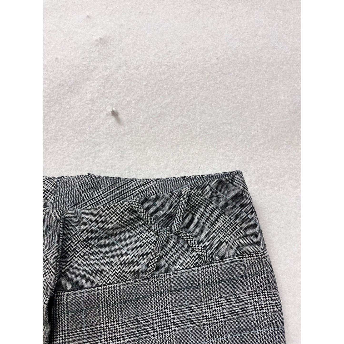 Gray Plaid Dress Pants By Vanity Size 5 #8698